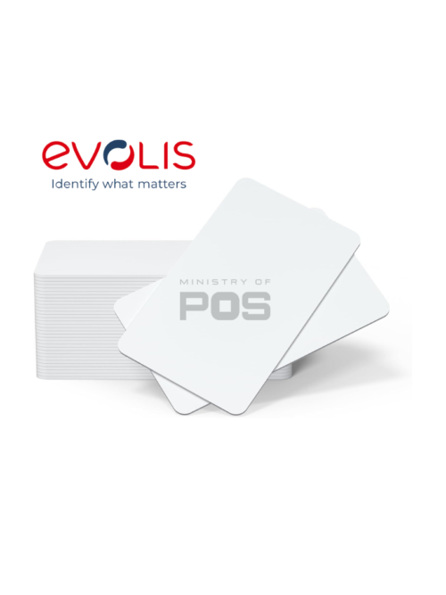 Evolis PVC Blank White Cards