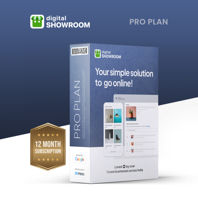 Digital Showroom Website Development